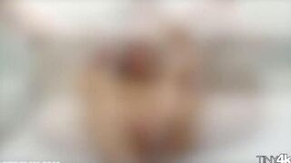 Girl with a retainer was fucked by a fat man’s huge dick