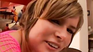 A hot sister is ready for anal sex with her brother and his friend