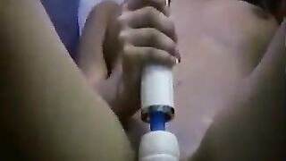 The second guy shows how to masturbate properly to a brunette