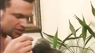 A 40-year-old man plays a joke on touching a girl’s nipples