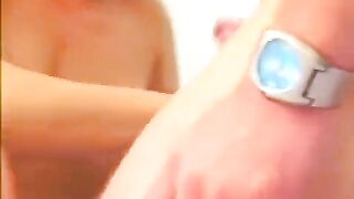Blonde beauty from Russia gets her juicy pussy railed