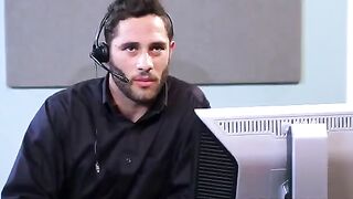Two employees have sex right on the office table