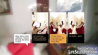 Cute girl fucked by a bad and depraved Santa