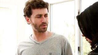 Two mature men fucked sexy brunette Veronika Avluv in an intense threesome