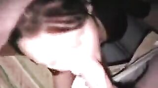 Hot brunette lover Maria Zallazar in POV blowjob action
