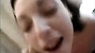 A friend tasted sperm from the vagina and anus of her girlfriend in this steamy homemade scene