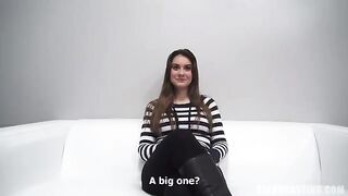Czech girl ended up fucking with loan agent in casting