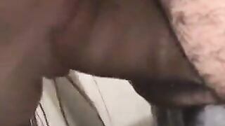 A small cock got a violent end and a cumshot everywhere