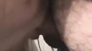 A small cock got a violent end and a cumshot everywhere