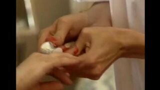 Girls in threesome sex, trying anal fisting with their wet pussies too