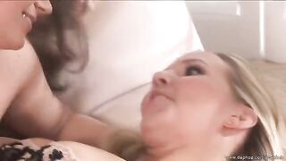 Old lesbians have fun with young girls and enjoy pussy licking