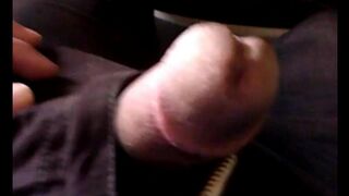 I removed a guy's dick from his pants and started to masturbate it on the bus