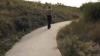An Indian girl is having fun with two guys at the same time
