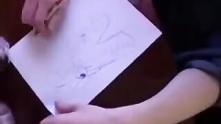 Instead of lessons, the son fucked his mature mother