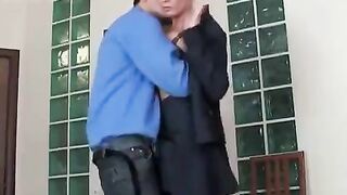 A mature Russian lady is getting fucked by her young boss in this hot video