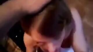 A guy ended up on the girl’s face unexpectedly after sex