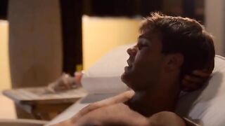 A selection of hot cumshots on the face of Jesse Rogers, a stunning blonde