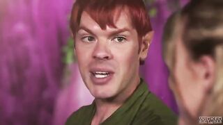 Peter Pan made a blowjob for two sexy mermaids in an FFM threesome