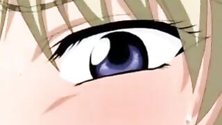 A girl is masturbating herself, and someone is watching