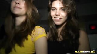 Sex party in the nightclub with hardcore action