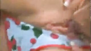 Hard lesbian sex with a mature and beautiful woman