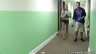 Young libertines closed in the room to enjoy themselves