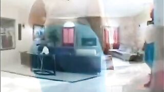 A fat black woman gets her pussy fucked by a big black cock