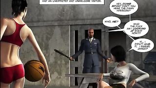 Bitch is having fun with a guy in this porn comic