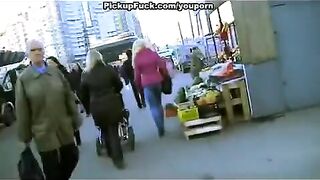 Guy fucked a blonde teen he picked up on the street