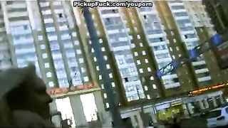Guy fucked a blonde teen he picked up on the street