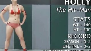 The struggle with the thick cock of a strapon, a true test of passion