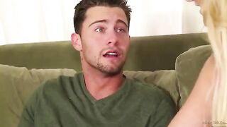 A masseur pushed his cock in the blonde at massage