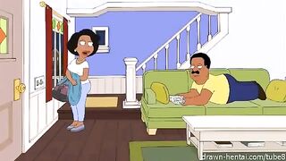 The porn version of the TV show Cleveland is really epic