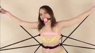 The sweet girl Diana was tied up and fucked hard in a steamy scene