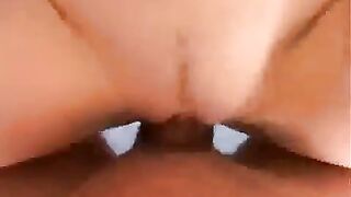 A cute girl was fucked and got her pussy soaked