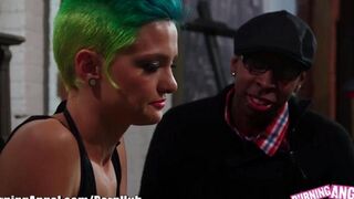 Hot anal sex with an emo blonde model