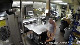 A girl worked hard and wanted to relax on the table