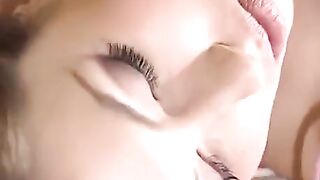 Big tits mom licks the young guy’s cock and pussy
