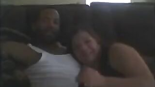 The fat woman does not feel the cock in her ass