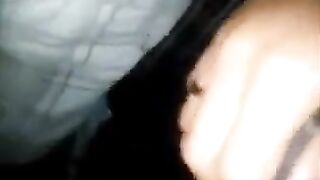 Fingered cock in the subway, then cum right on the spot