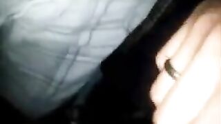 Fingered cock in the subway, then cum right on the spot