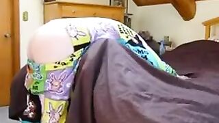 A girl is being whipped by her sadistic brother