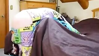 A girl is being whipped by her sadistic brother