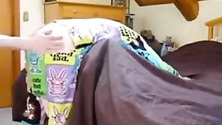 A girl is being whipped by her sadistic brother