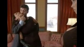 The punishment of a wife and maids in the style of BDSM bondage