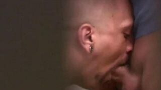 Guys fuck each other in the public toilet, fucking wild