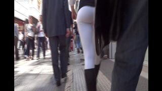 The juicy Argentine ass is captured in every detail by the camera