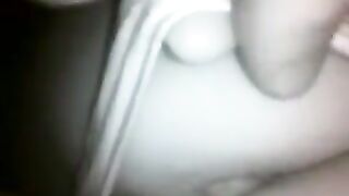 At night it was possible to get her juicy pussy on film