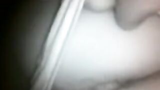 At night it was possible to get her juicy pussy on film