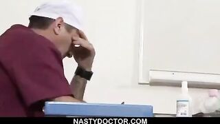 The doctor inserted the patient with a pussy extensor in a daring move